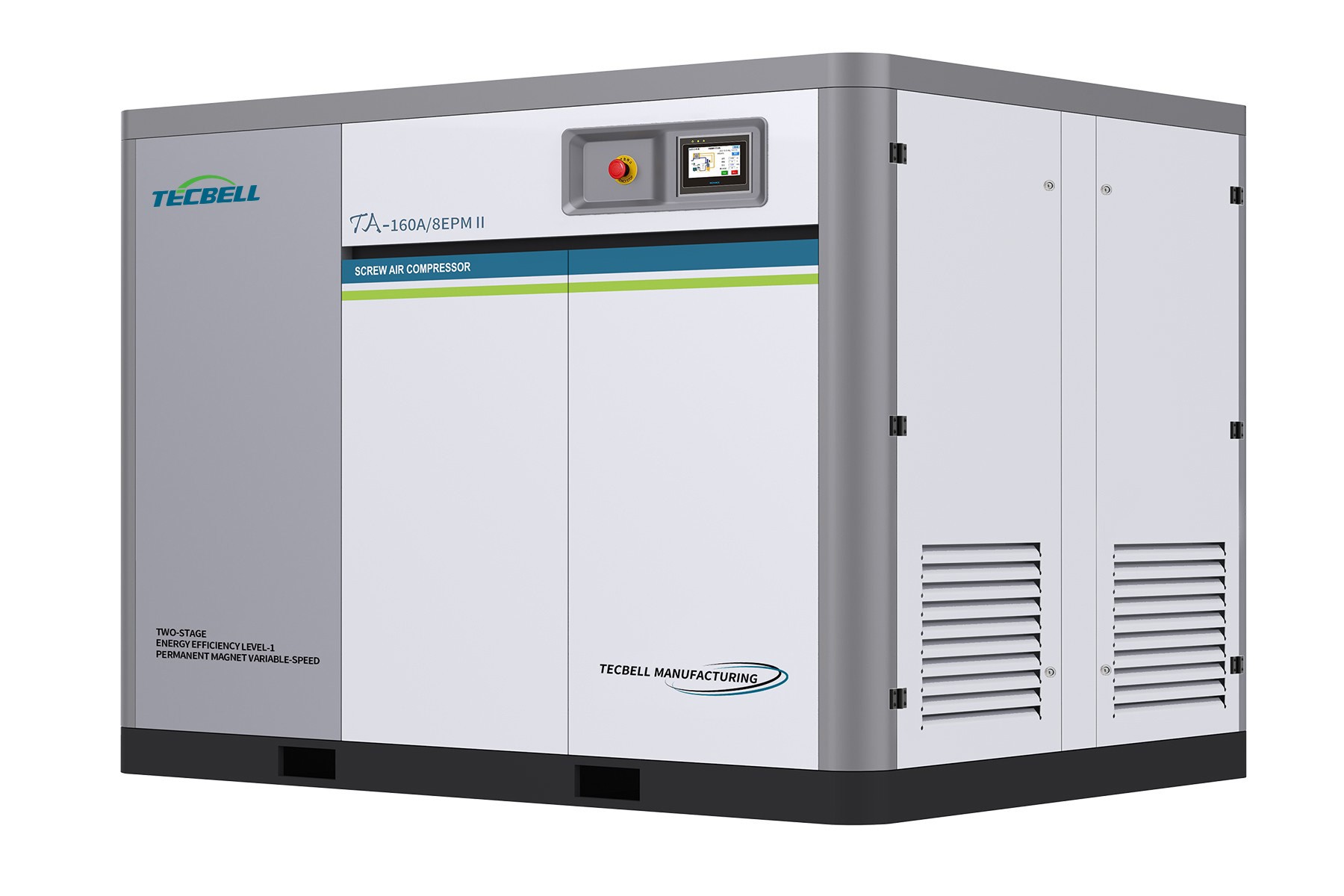 Permanent magnet variable-speed two-stage screw air compressor/55~160kw